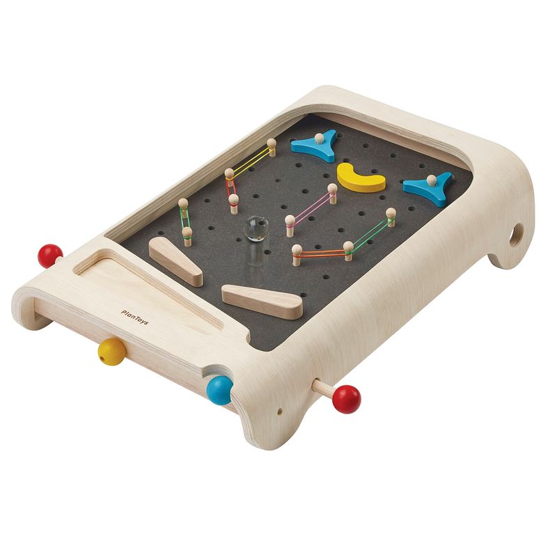 PLANTOYS - Juego De Madera Sustentable Pinball Plantoys