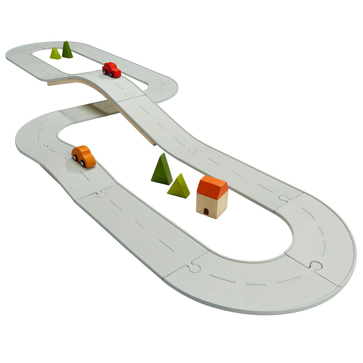 PLANTOYS - Pistas De Autos Y Trenes De Madera Sustentable Plantoys