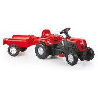 Tractor a Pedales Ranchero Rojo