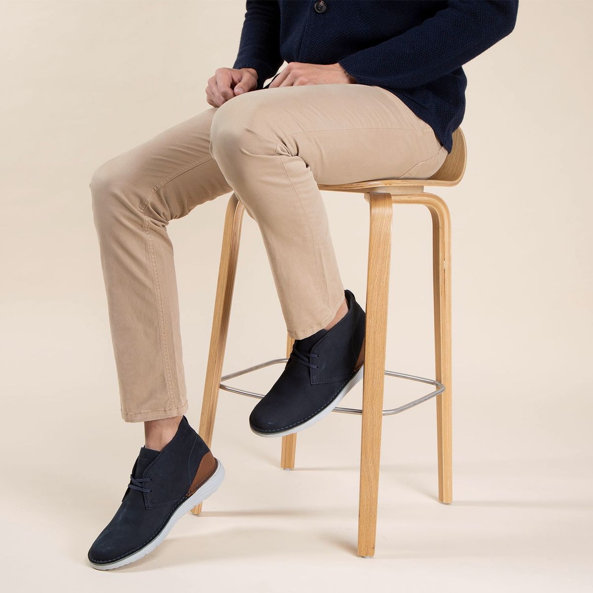 CLARKS - Botín Hombre Azul Clarks