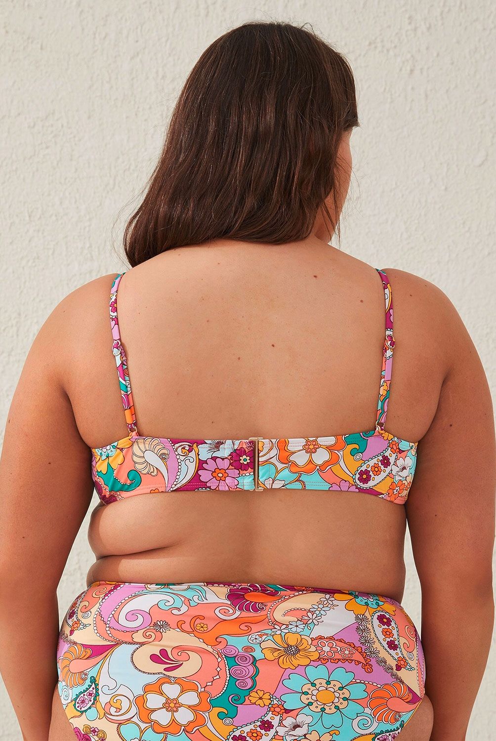 COTTON ON - Top de Bikini Tie Front Mujer Cotton On