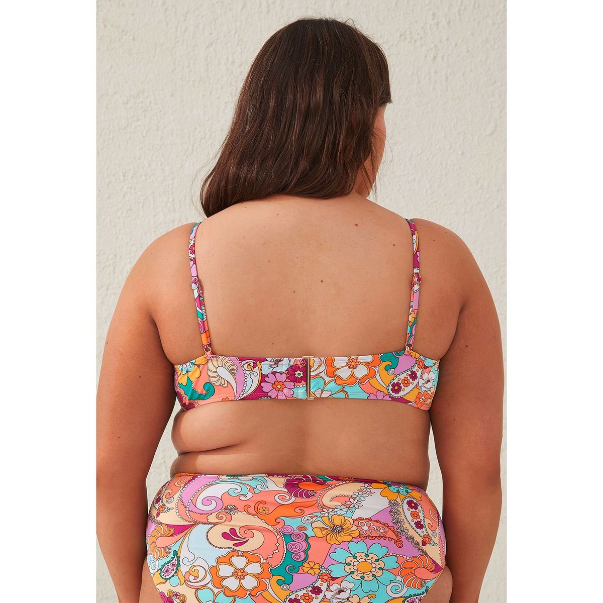 COTTON ON - Top de Bikini Tie Front Mujer Cotton On