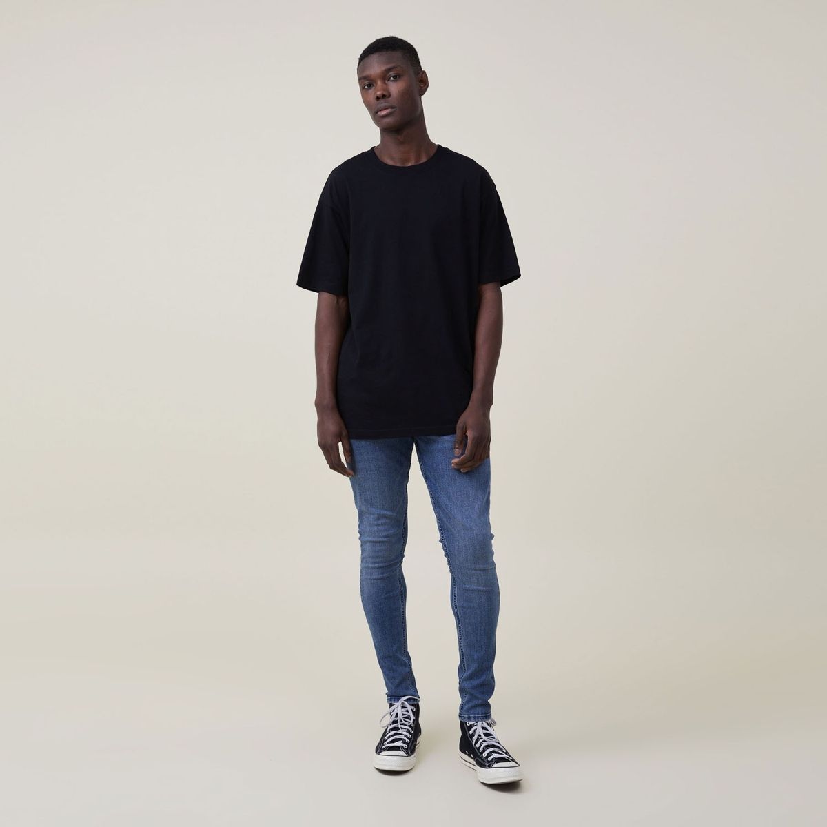 COTTON ON - Jeans Super Skinny Algodón Hombre Cotton On