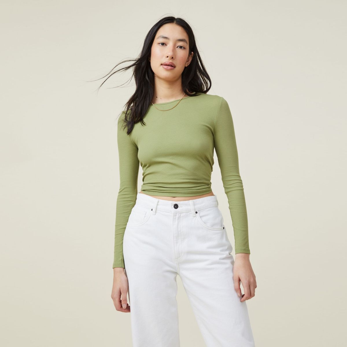 COTTON ON - Polera Manga Larga Mujer Cotton On