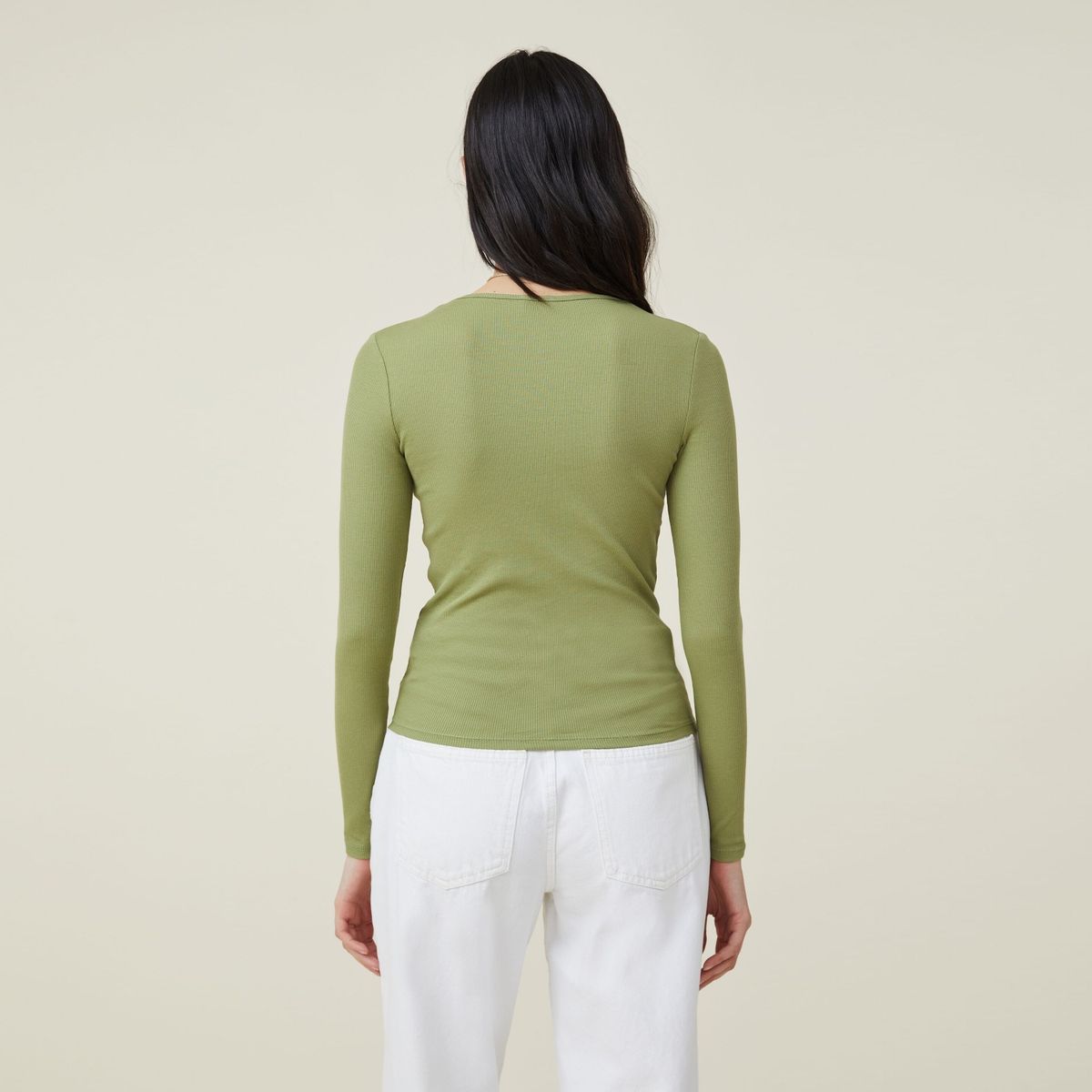 COTTON ON - Polera Manga Larga Mujer Cotton On