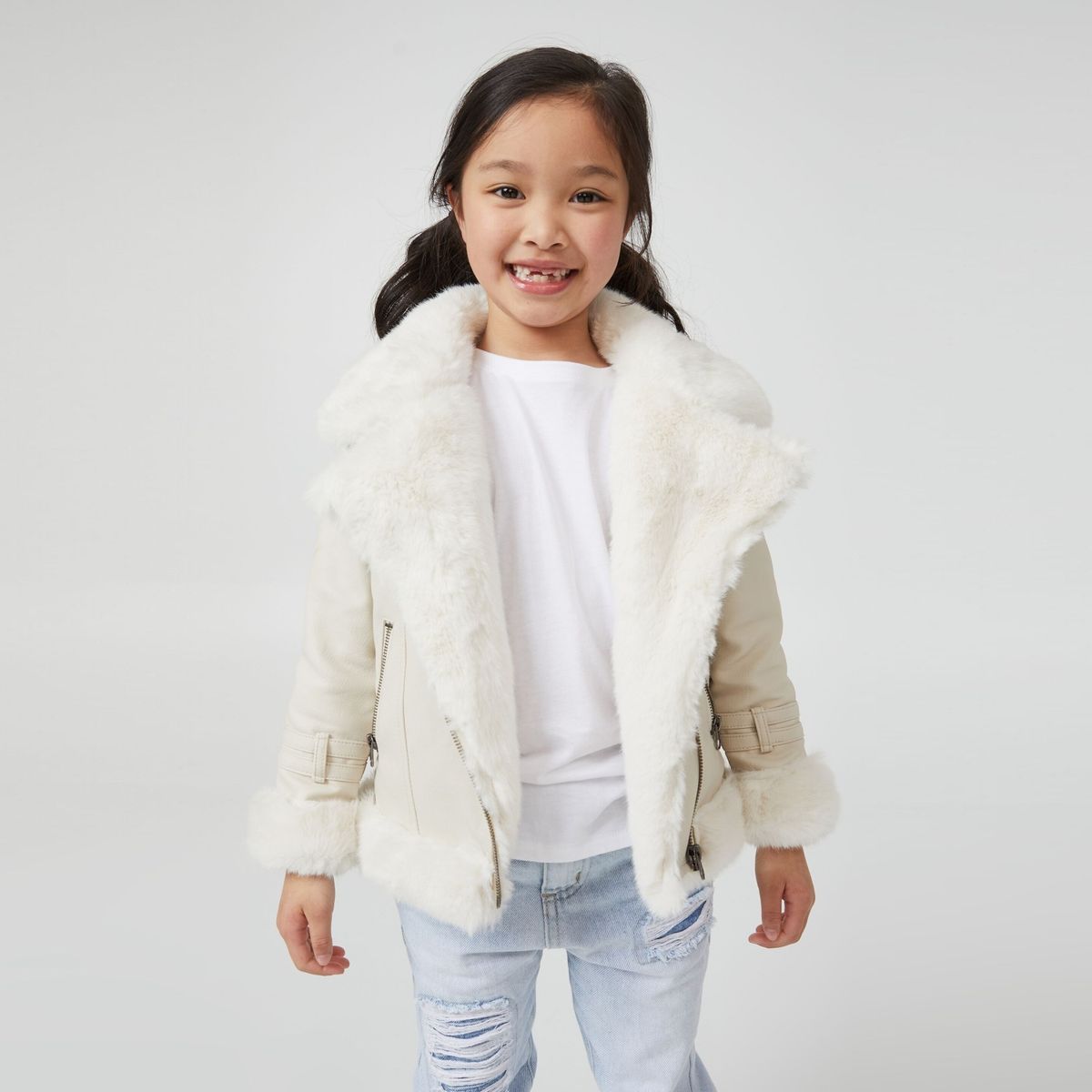 COTTON ON - Cotton On Chaqueta Aviadora Cuero Vegano Niña