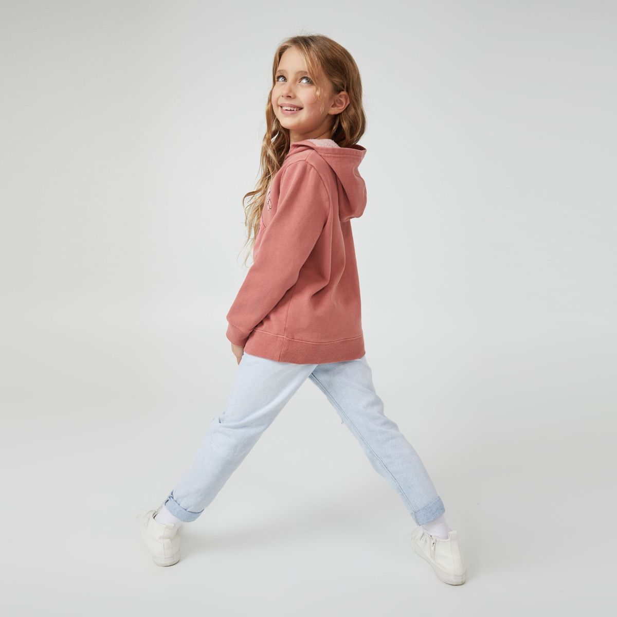 COTTON ON - Polerón Con Capucha Algodón Niña Cotton On