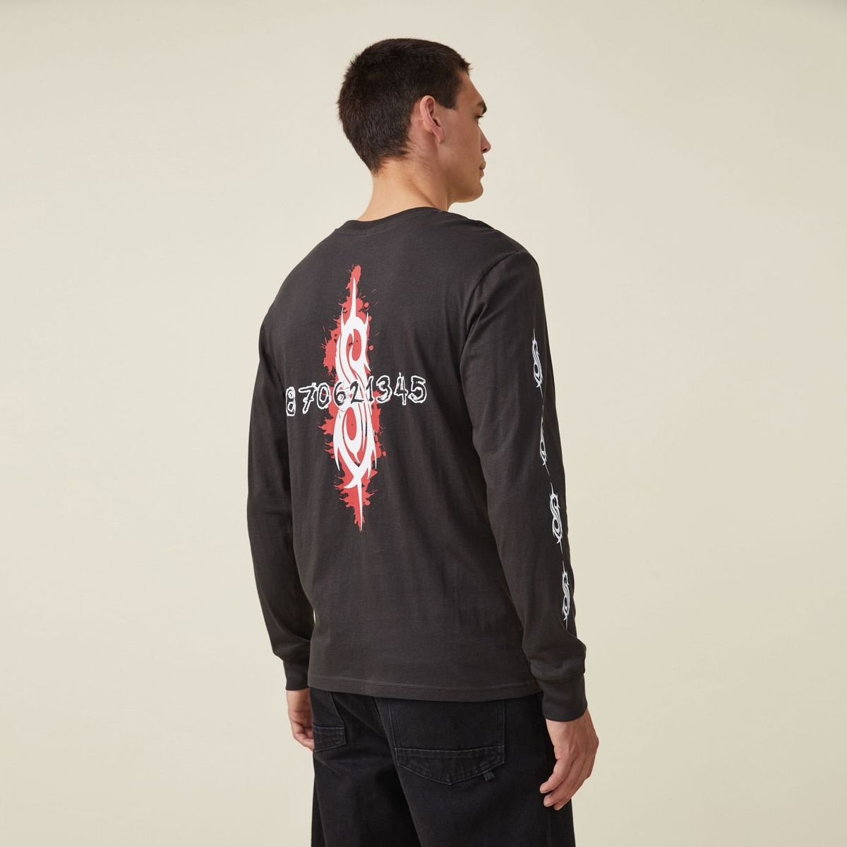 COTTON ON - Polera Manga Larga Algodón Hombre Cotton On