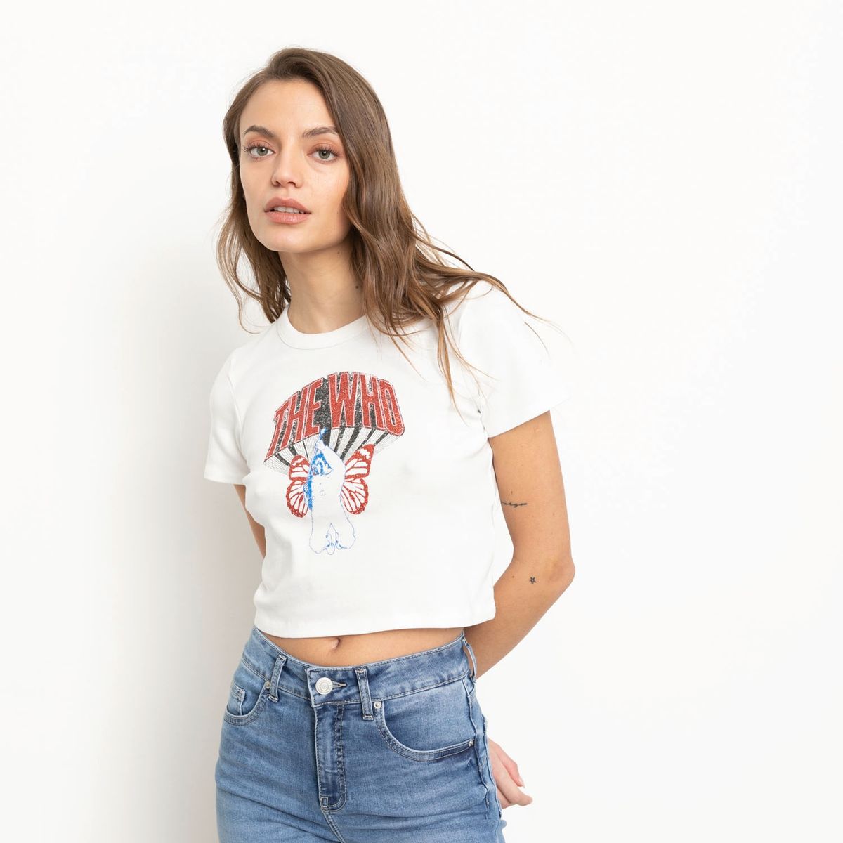 COTTON ON - Polera Manga Corta Licencia Algodón Mujer Cotton On