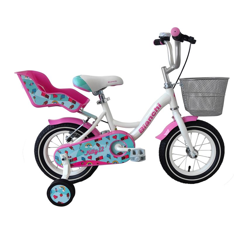 BIANCHI - Bicicleta Kitty Aro 12 Infantil Niña Bianchi