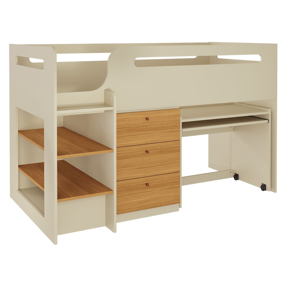 DECOCASA - Cama Bybon Multifuncional 1 Plaza Ow Decocasa