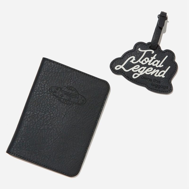 TYPO - Set Porta Pasaporte Con Etiqueta De Maleta Typo