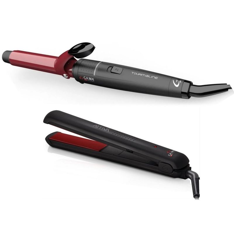 Gama - Combo Ondulador y Alisador Gama New Tourmaline 19Mm Y Attiva