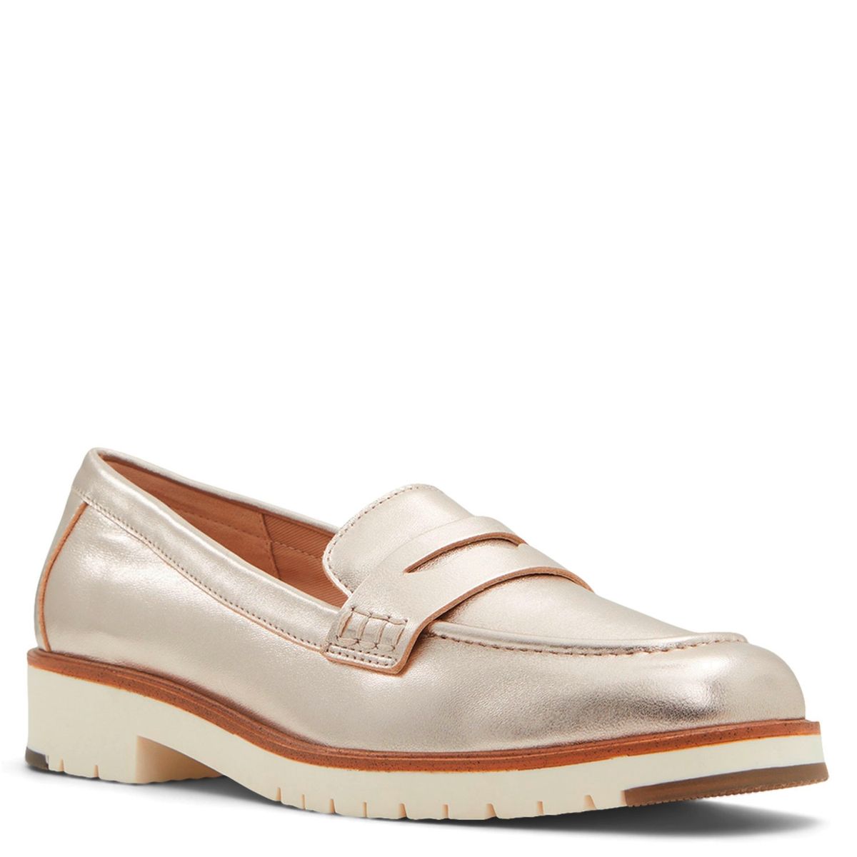 ALDO - Ibreda Mocasín Mujer Cuero Plateado Aldo