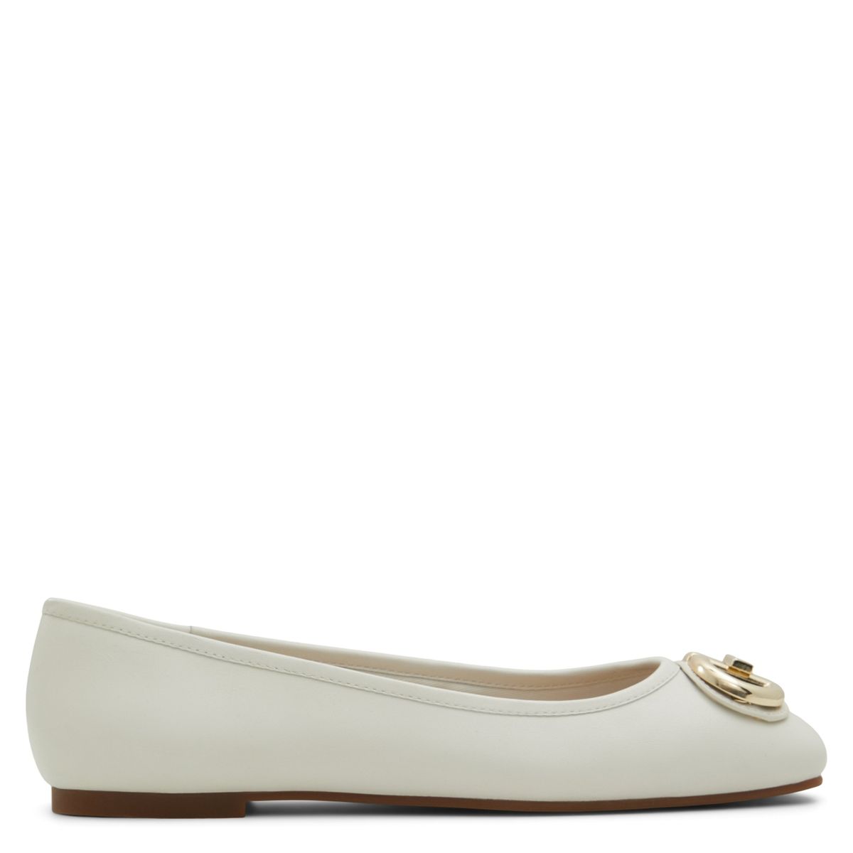 ALDO - Courbe Ballerina Mujer Cuero Blanco Aldo