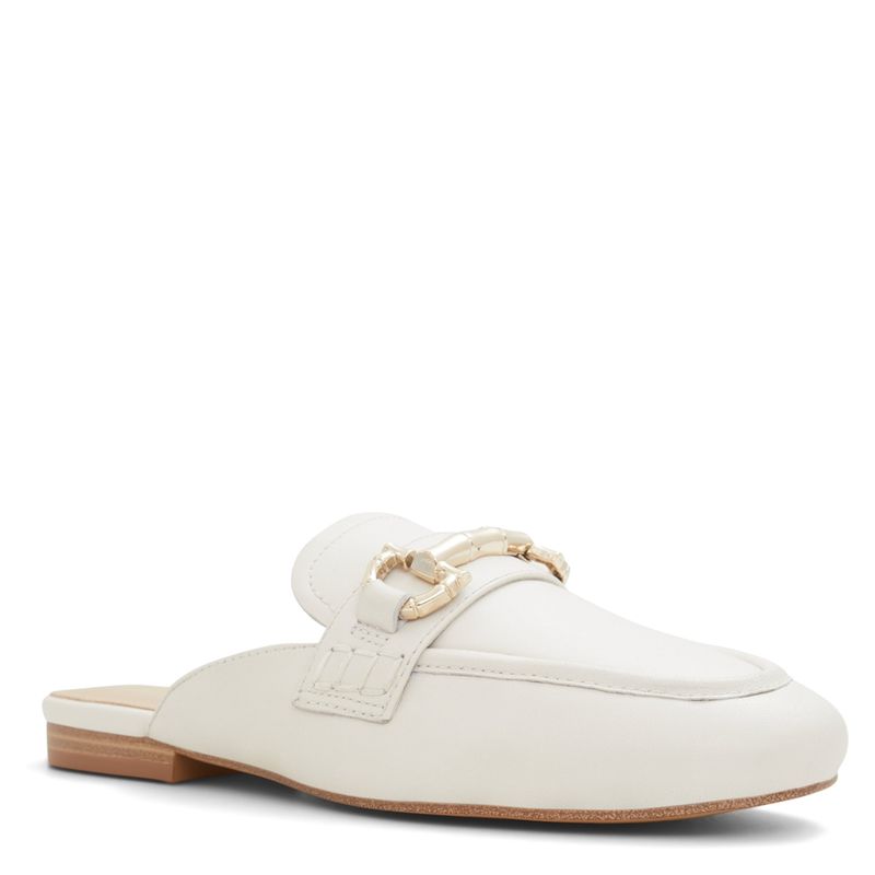 ALDO - Moska Babucha Mujer Cuero Blanco Aldo