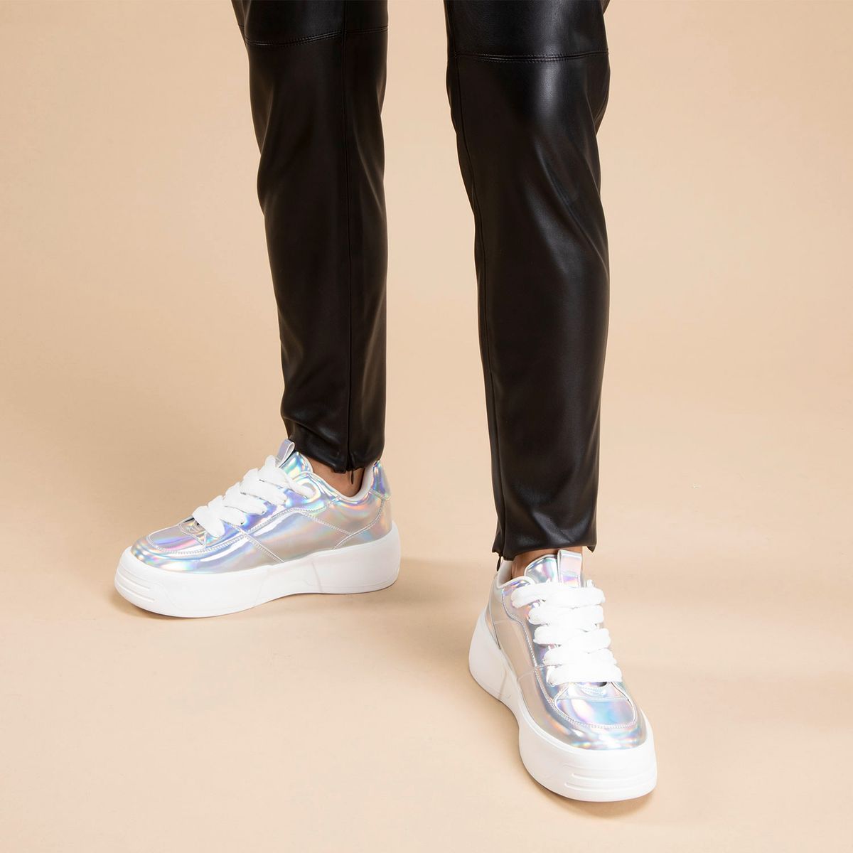 CALL IT SPRING - Zapatilla Urbana Mujer Plateado Call It Spring