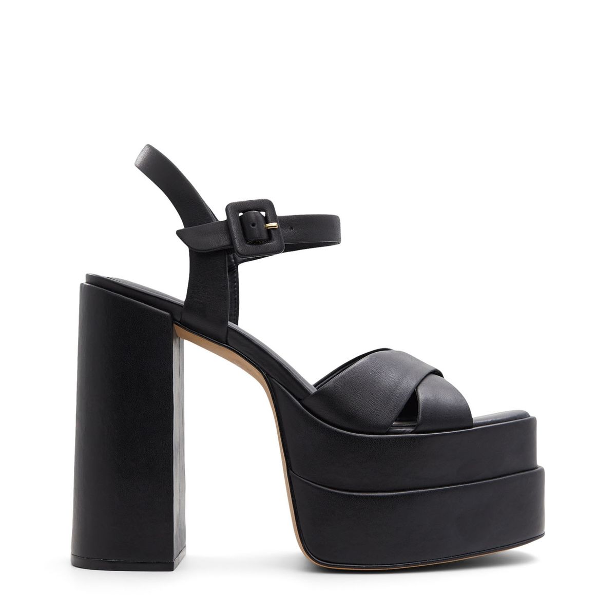 ALDO - Gisell Sandalia Mujer Cuero Negro Aldo