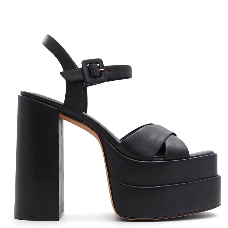 ALDO - Gisell Sandalia Mujer Cuero Negro Aldo