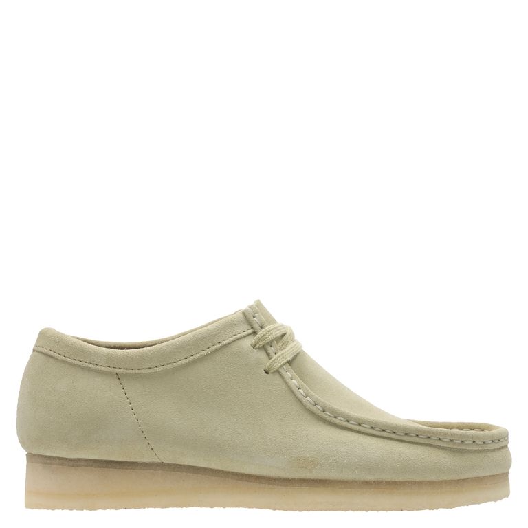 Wallabee Zapato Casual Hombre Cuero Beige