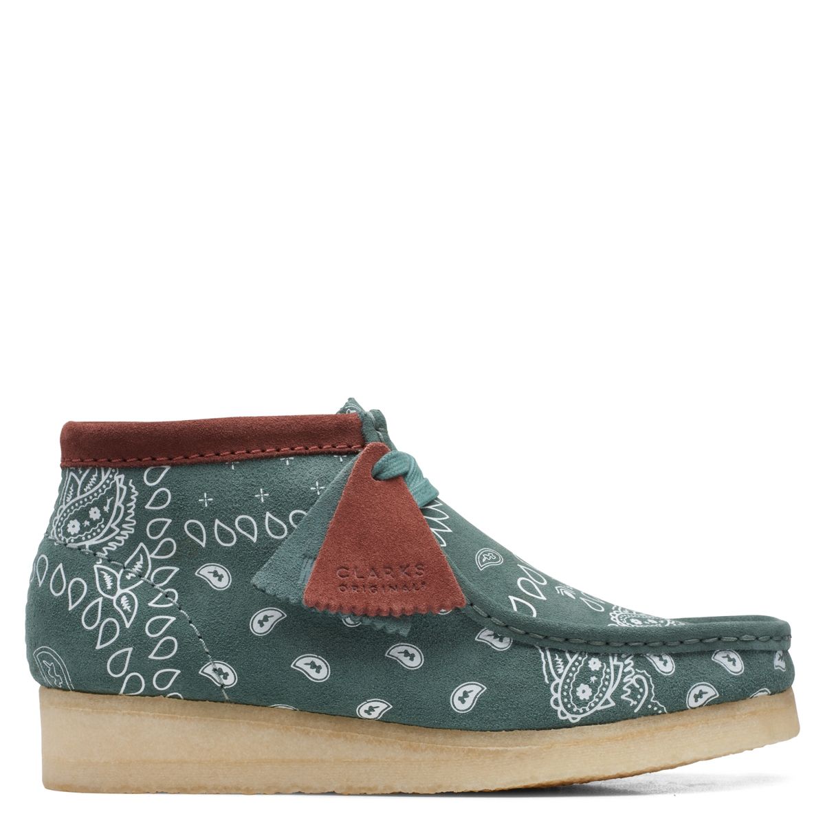 CLARKS - Zapato Casual Mujer Cuero Verde Clarks