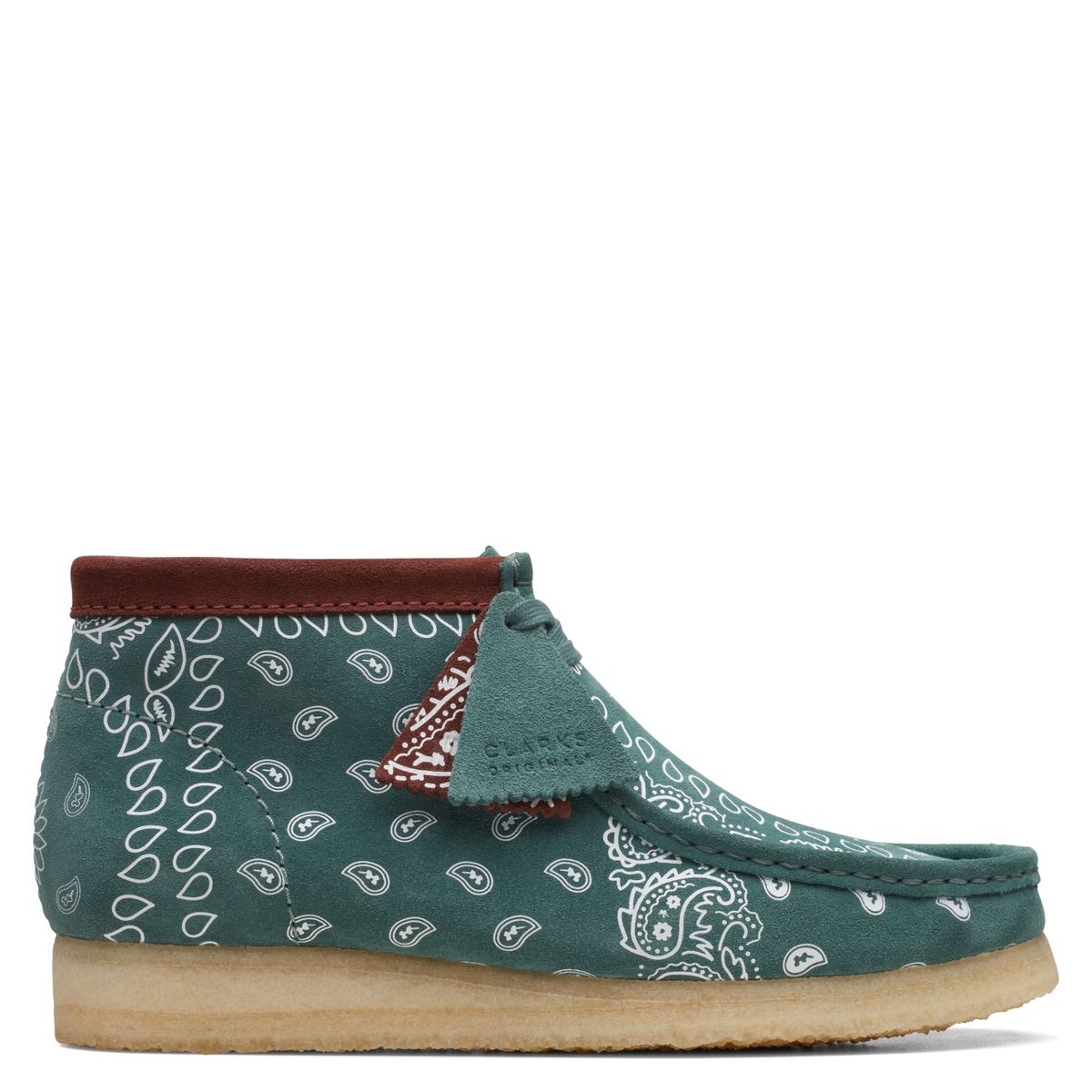 CLARKS - Zapato Casual Hombre Cuero Verde Clarks