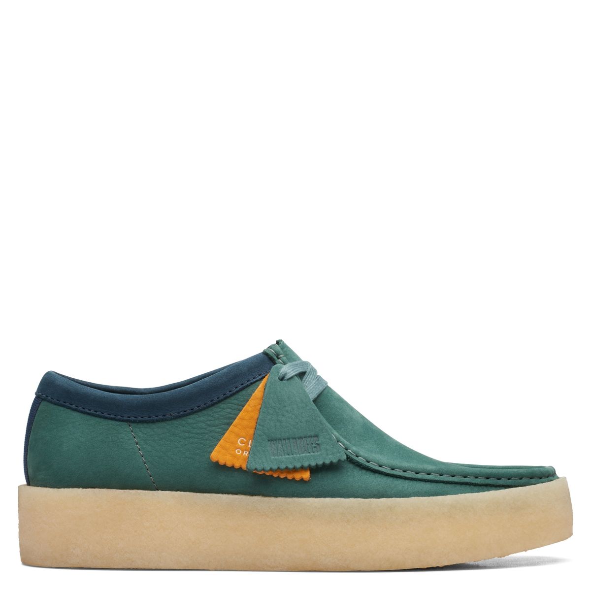 CLARKS - Zapato Casual Hombre Cuero Verde Clarks