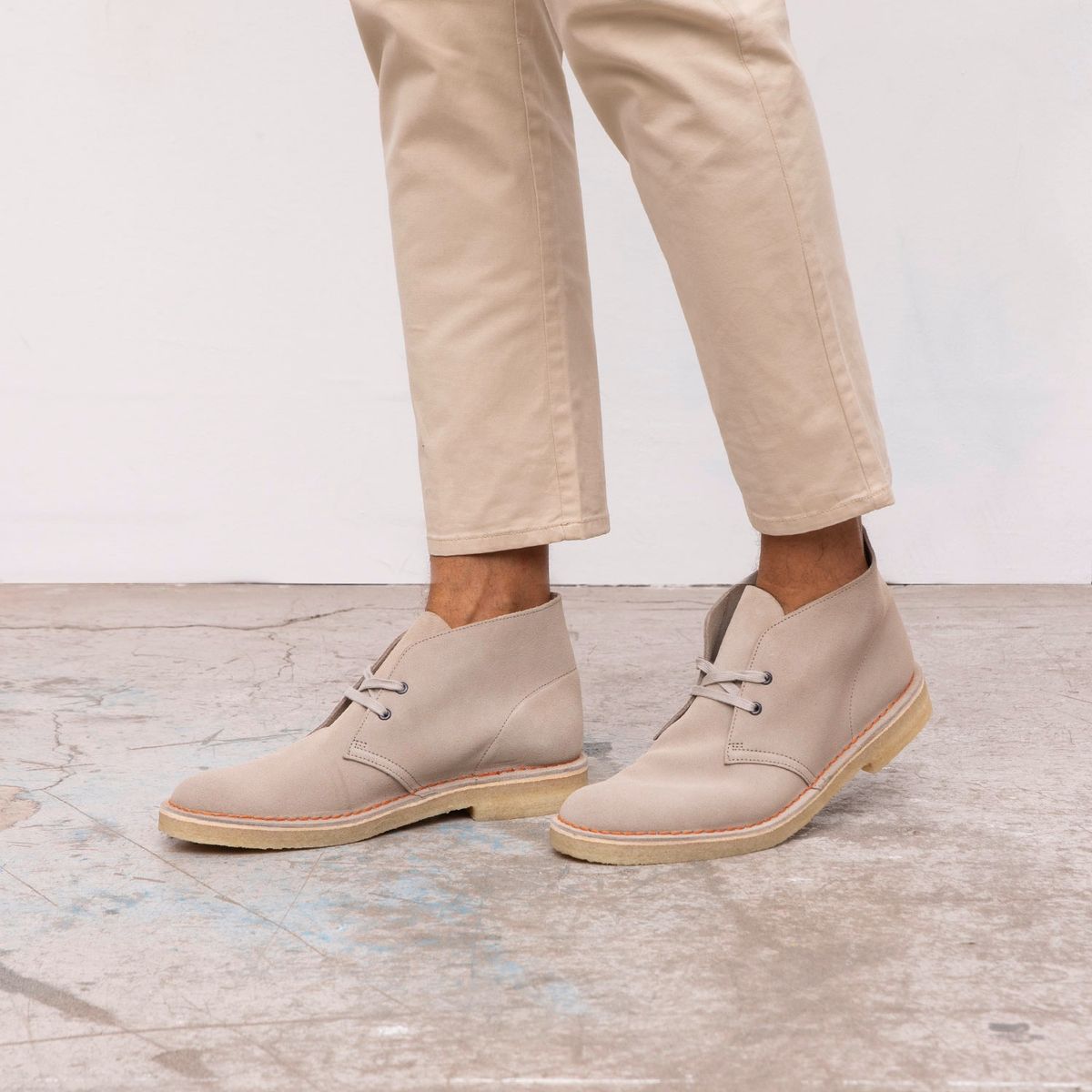 CLARKS - Zapato Casual Hombre Cuero Beige Clarks