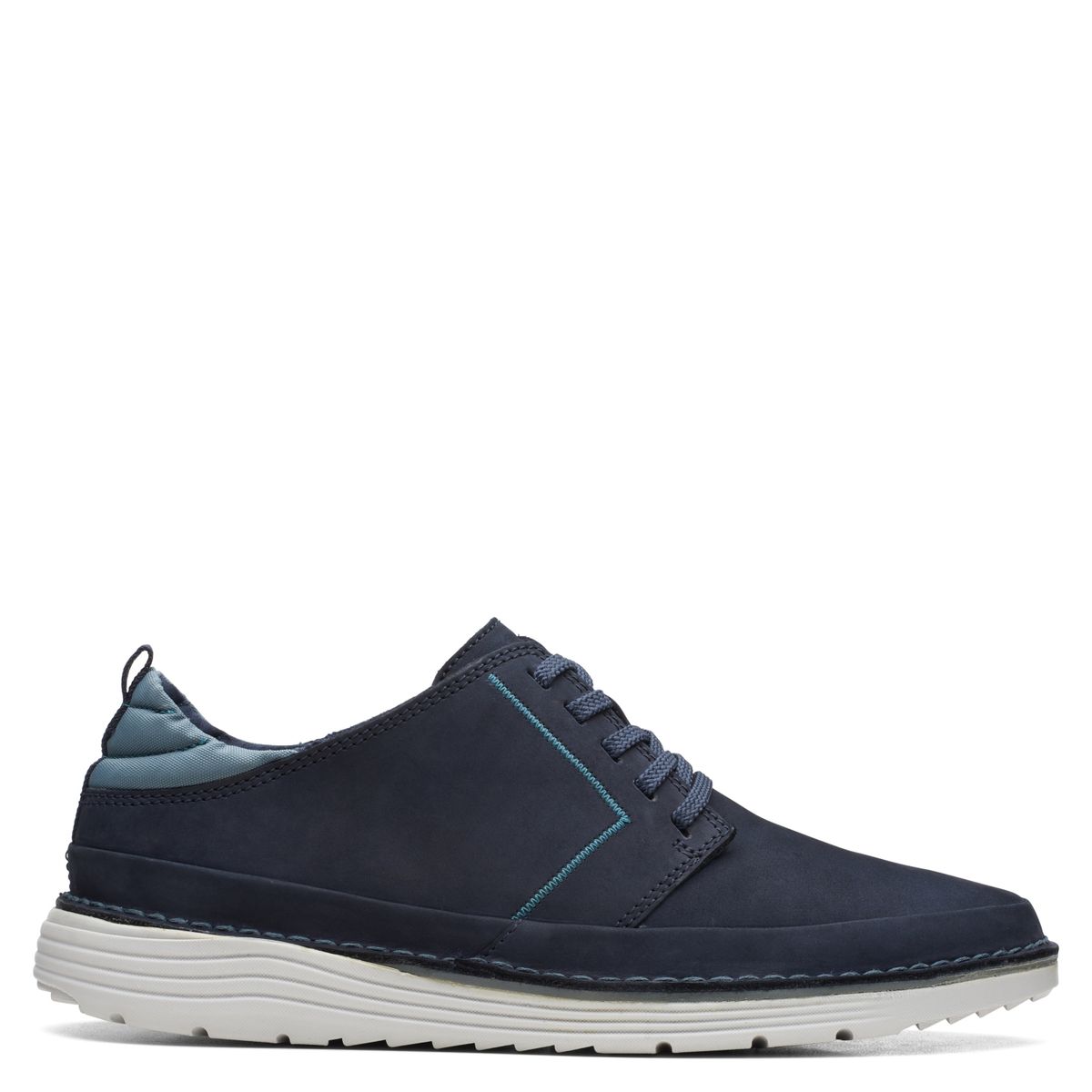 CLARKS - Zapato Casual Hombre Cuero Azul Clarks