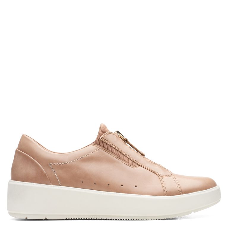 Zapatillas Clarks City Oasis Lo Cuero Para Niñas Marrones Y Cómodas