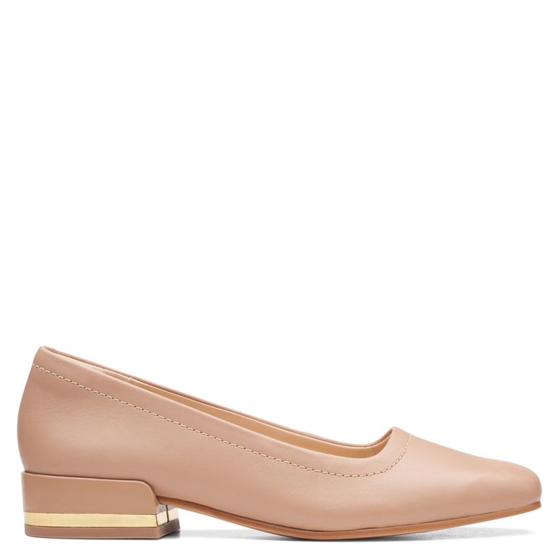 CLARKS - Zapato Casual Mujer Cuero Beige Clarks