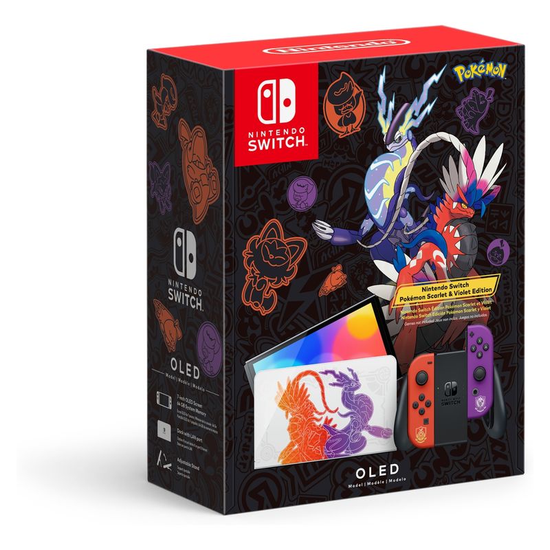 NINTENDO - Consola Nintendo Switch OLED Versión Pokemon Scarlet & Violet