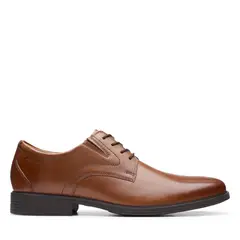 CLARKS - Zapato Formal Hombre Cuero Café