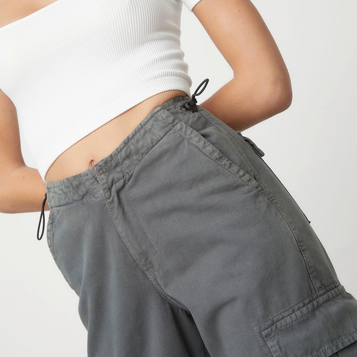 AMERICANINO - Americanino Jeans Cargo Tiro Medio Mujer