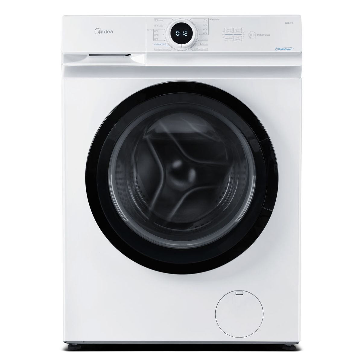 MIDEA - Lavadora Automática Frontal 8 Kg Mf100W80/W Midea