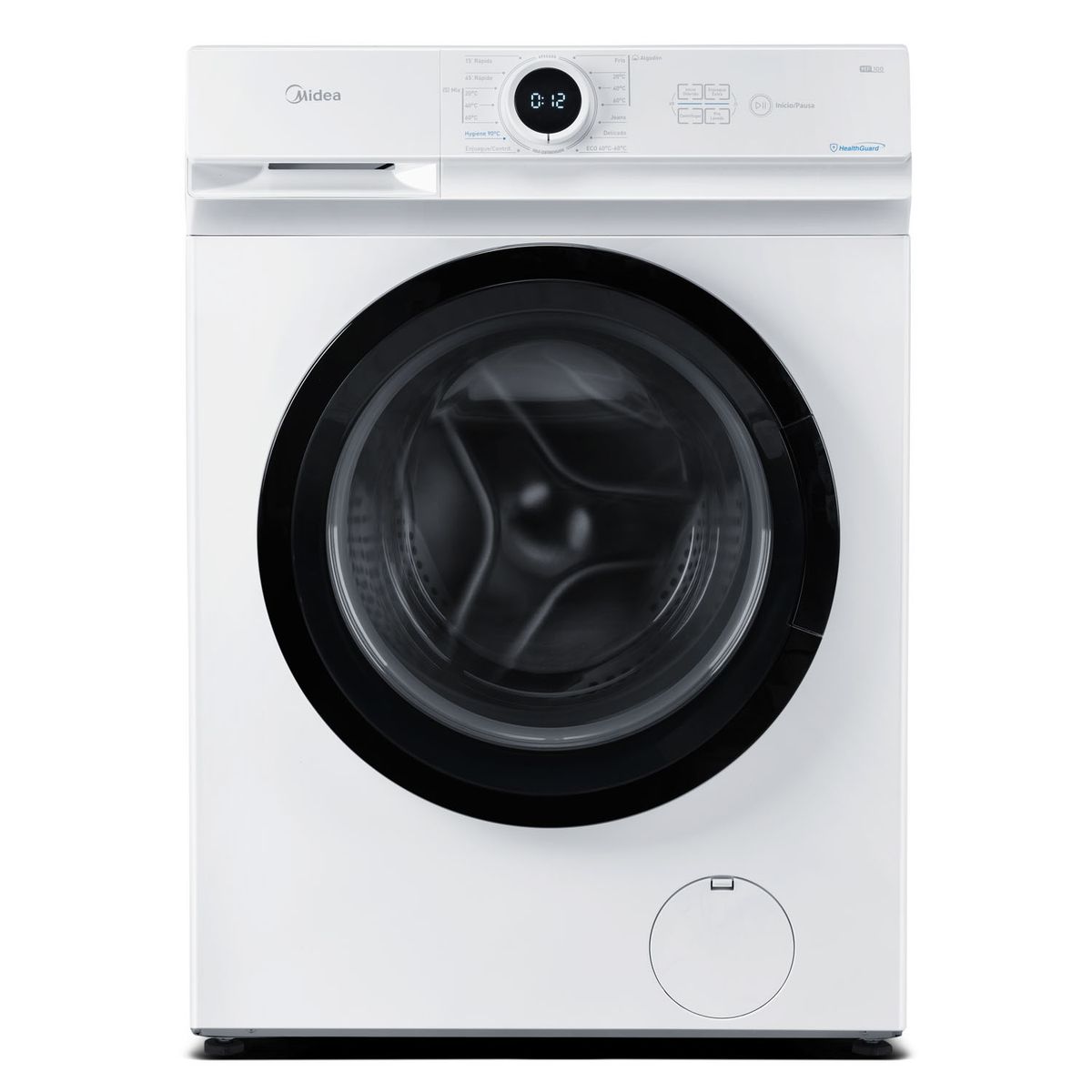 MIDEA - Lavadora Automática Frontal 8 Kg Mf100W80/W Midea