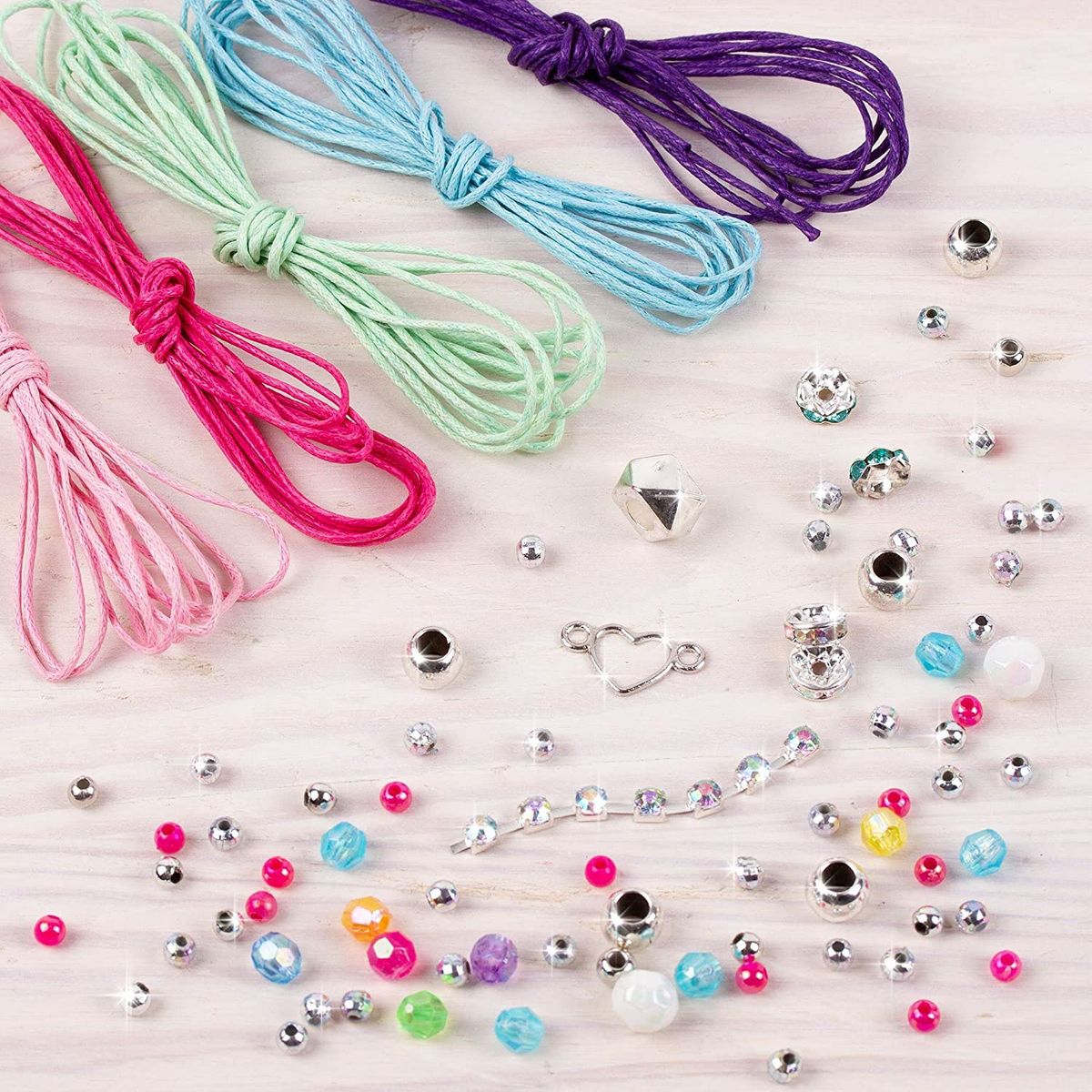 MIR - Make It Real Set Para Hacer Pulseras Bling Arcoiris