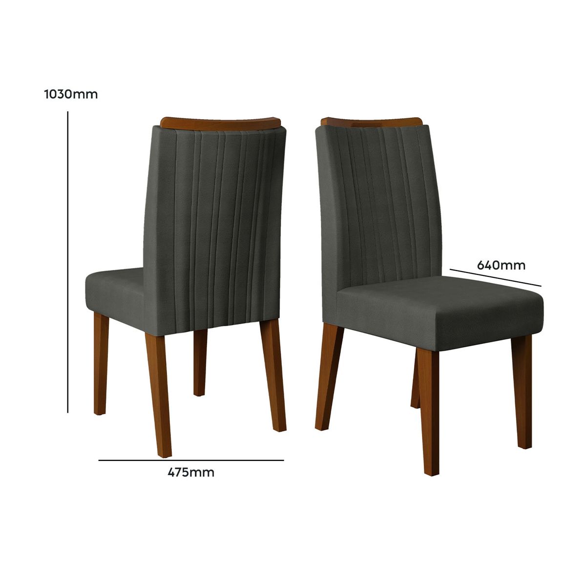 DI PORETTI - Juego de Comedor 8 Sillas Billie 200X100X82 Di Poretti