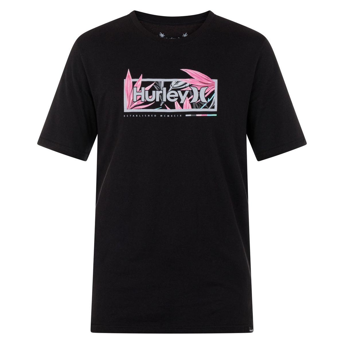 HURLEY - Hurley Polera Manga Corta Algodón Hombre