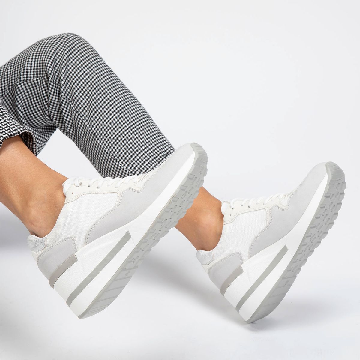 XTI - Zapatilla Urbana Mujer Blanco Xti