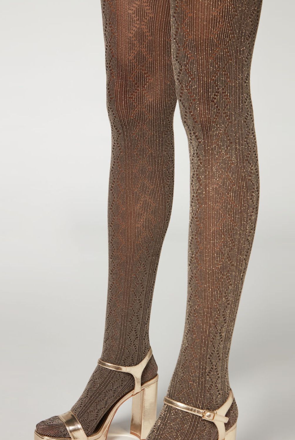 CALZEDONIA - Calzedonia Pantys Leotardos Calados Mujer