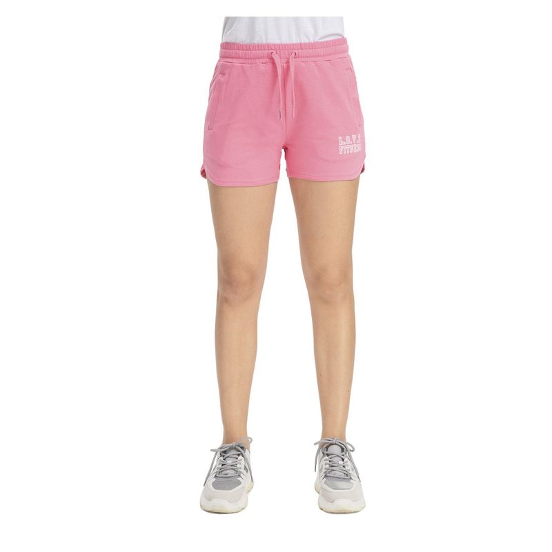 FASHION'S PARK - Short Franela Mujer Rosado