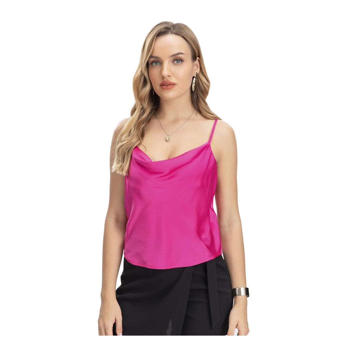 FASHION'S PARK - Blusa Pabilo Night Mujer Fucsia Claro