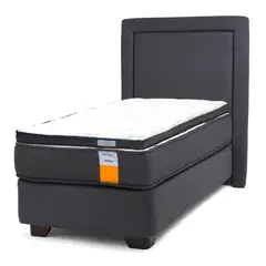 DRIMKIP - Cama Americana Funcional 1.5 Plazas Plus 105X200 Cm + Respaldo + Topper