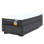 DRIMKIP - Cama Americana Funcional 1.5 Plazas 105x190 Cm + Topper