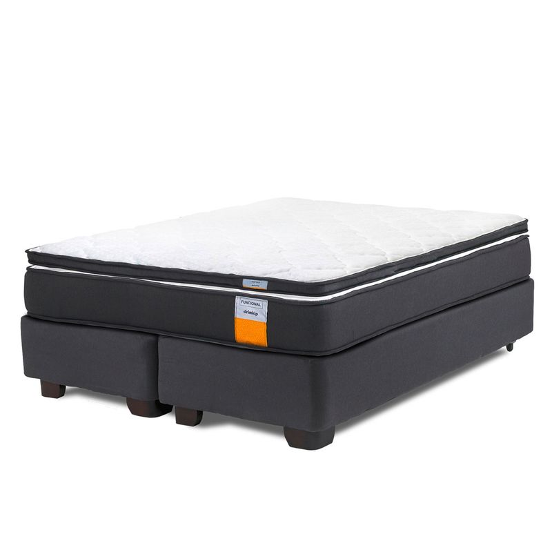 DRIMKIP - Cama Americana Funcional Ful 137x190 Cml + Topper Drimkip