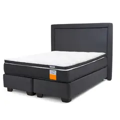 DRIMKIP - Cama Americana Funcional King 180x200 Cm + Respaldo + Topper