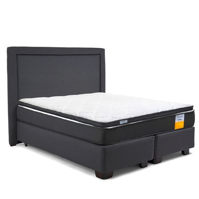 Imagen 2 del producto Cama Americana Funcional King 180x200 Cm + Respaldo + Topper