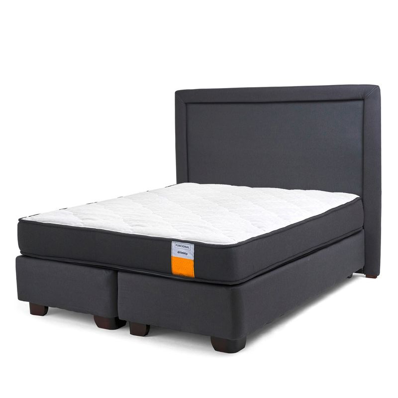 DRIMKIP - Cama Americana Funcional Super King 200x200 Cm + Respaldo Drimkip