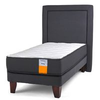 Cama Europea Funcional 1 Plaza 90x190 Cm + Respaldo